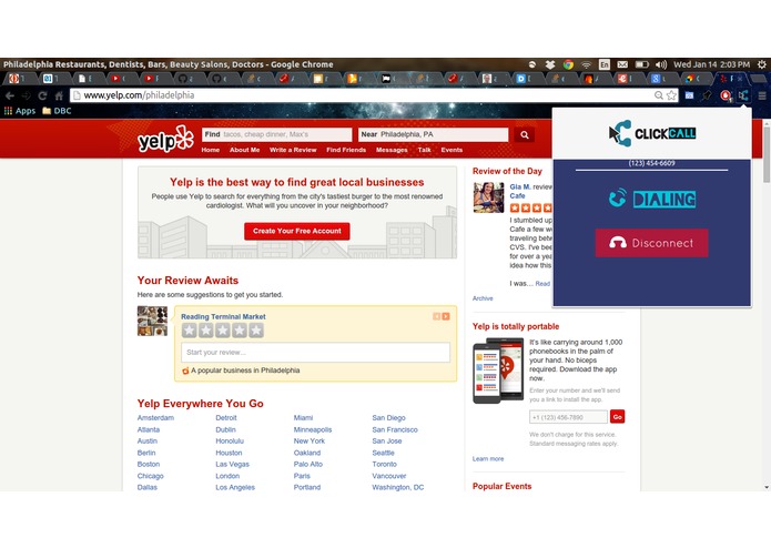 Click Call – screenshot 1