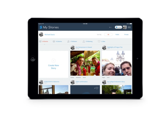 StoryPress completely Re-imagines Storytelling for Family History – screenshot 2