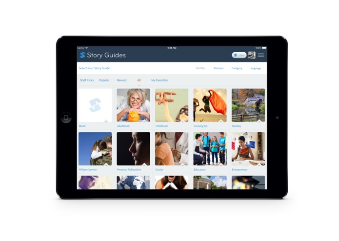 StoryPress completely Re-imagines Storytelling for Family History – screenshot 4