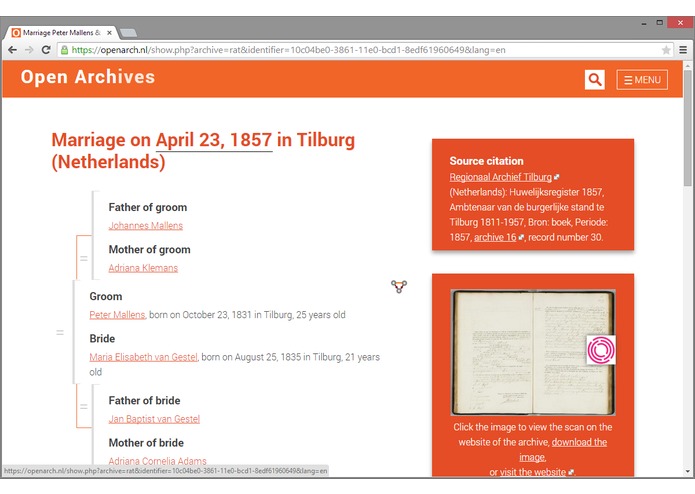 Open Archives – screenshot 3