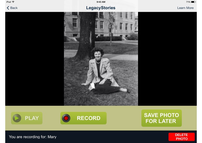 Legacy Stories Living History Library – screenshot 1
