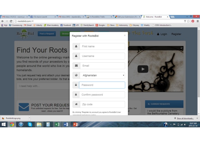 RootsBid – screenshot 3