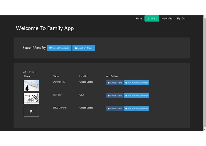 The Family App – screenshot 5