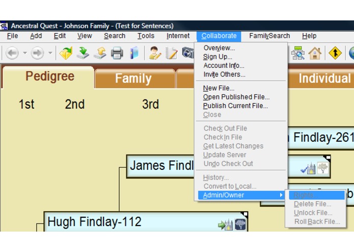 NetFam Collaboration – screenshot 1