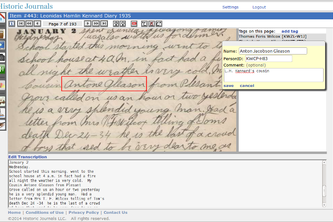 Historic Journals website