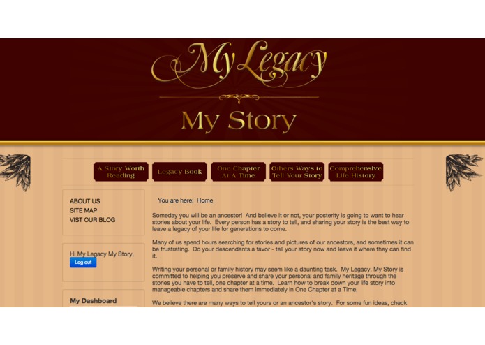 My Legacy, My Story – screenshot 1