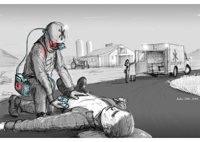 Augmented Ultrasound for Emergency Roadside Medical Diagnosis – screenshot 1