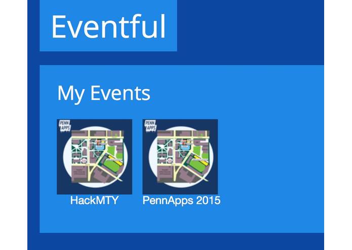 Eventful – screenshot 1