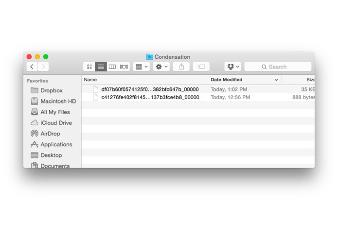 Condensation – screenshot 1