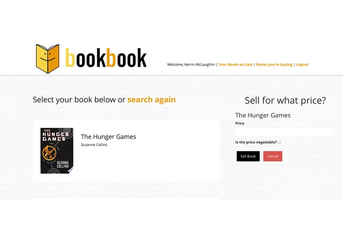 bookbook – screenshot 3