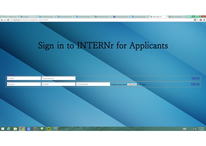 Internr – screenshot 3