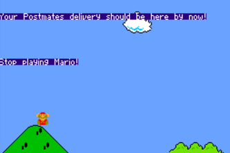 Super Mario's Delivery Countdown