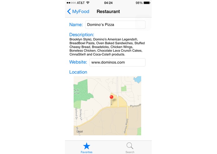 FoodTinder – screenshot 3