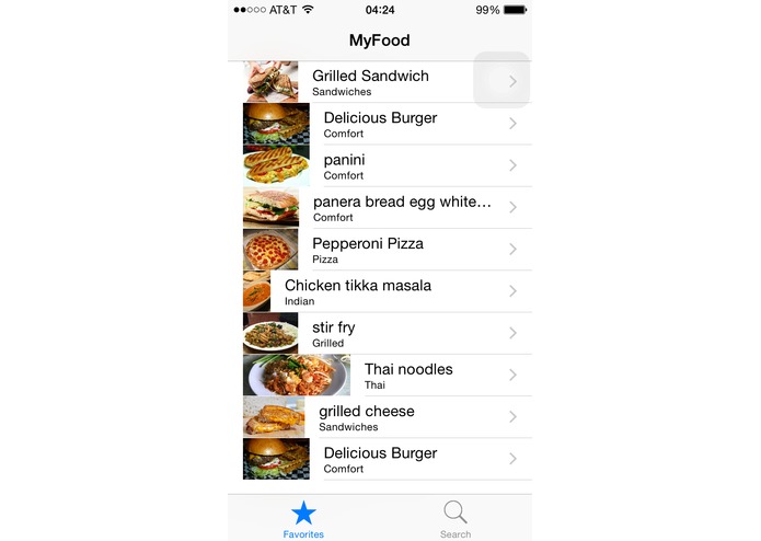 FoodTinder – screenshot 4