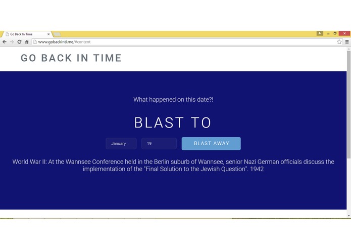Go Back in Time – screenshot 1