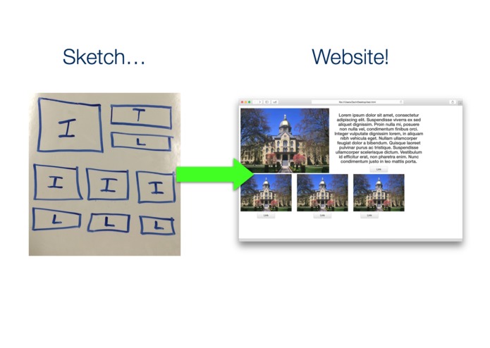 W2W: Whiteboard2Website – screenshot 1