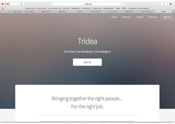 Tridea.me – screenshot 1