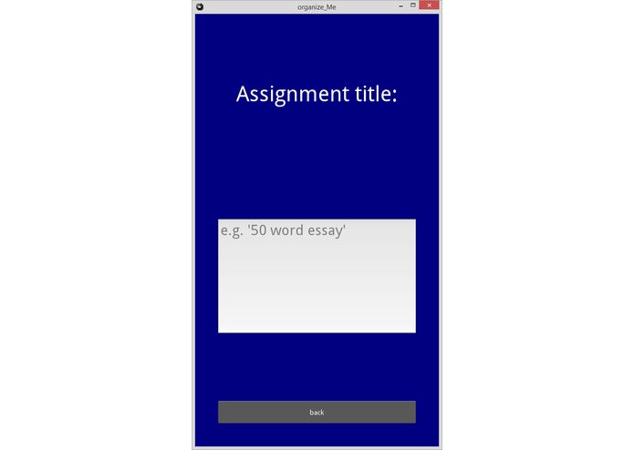 organize_Me – screenshot 2