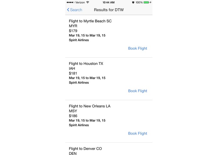 TripMe Flights – screenshot 2