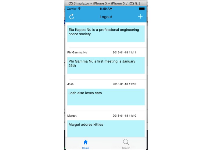 ClubMeet – screenshot 1