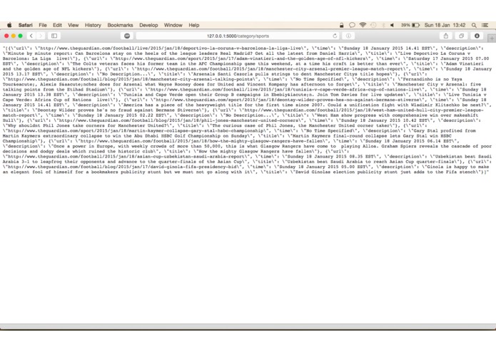 News Search RESTful API – screenshot 8
