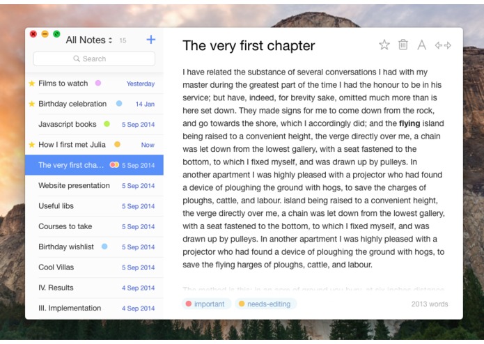 Alternote – screenshot 3