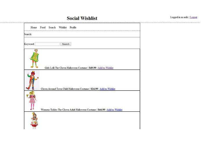 Wishlist – screenshot 1
