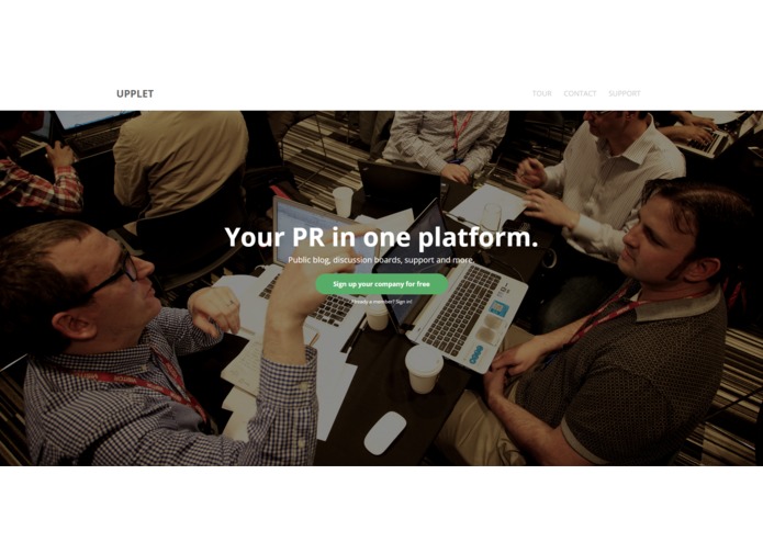 Upplet – screenshot 1