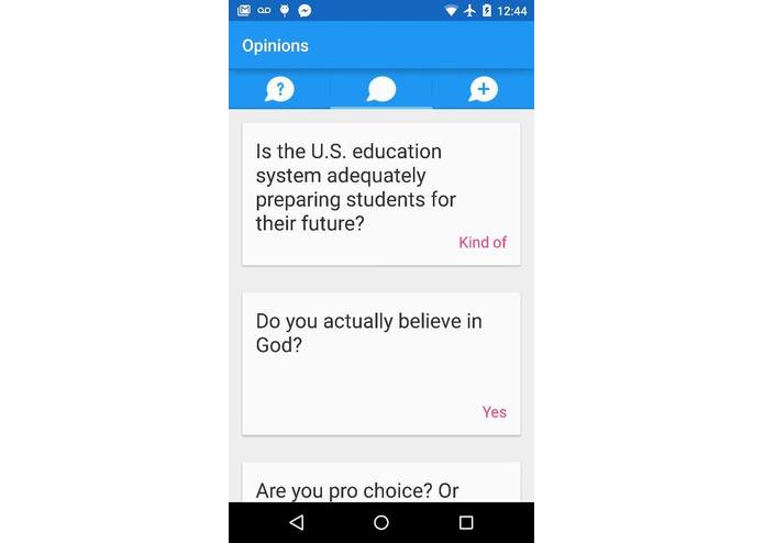 Opinions – screenshot 3