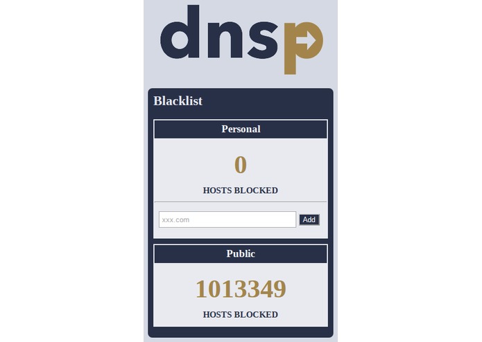 dnsp – screenshot 1