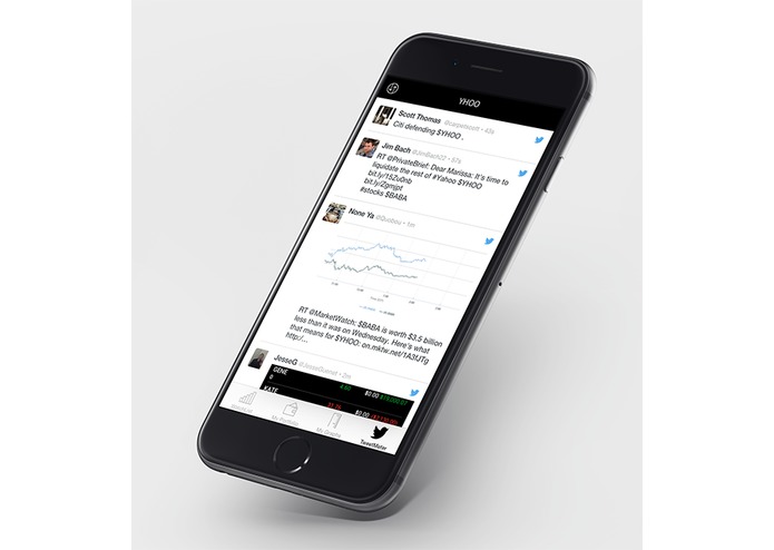 Watch real time stocks values, news, graphs and tweets – screenshot 2