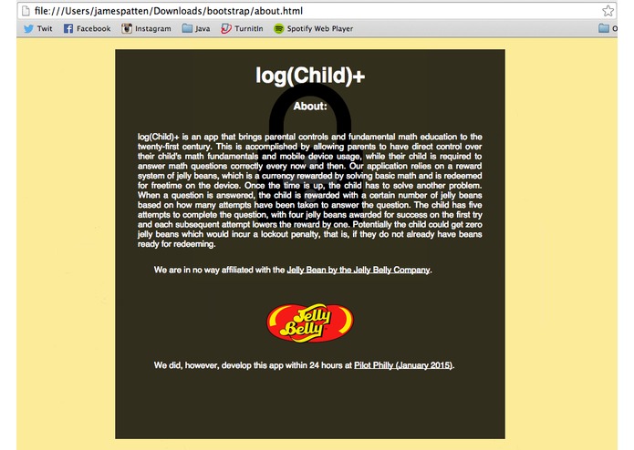 log(Child)+   – screenshot 1