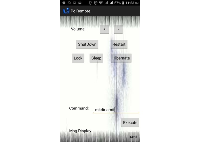 PC Remote via android – screenshot 1
