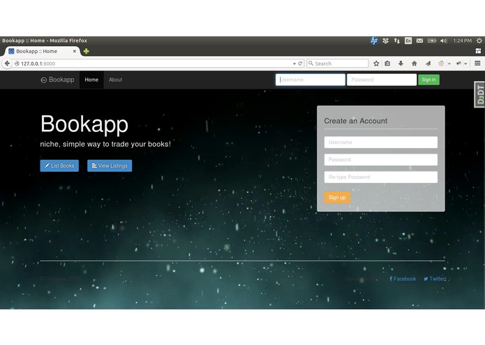 Bookapp – screenshot 1