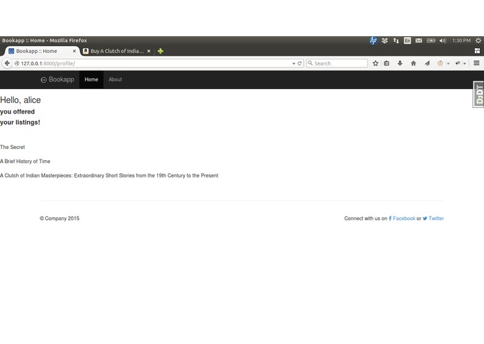 Bookapp – screenshot 2