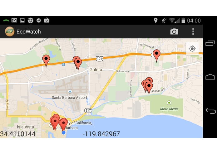 EcoWatch – screenshot 2