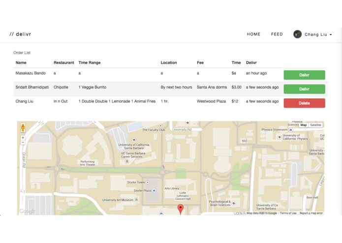 Delivr – screenshot 2