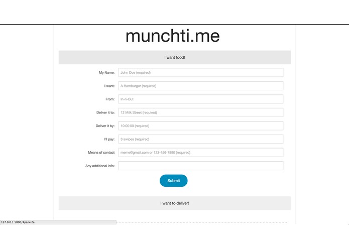 Munchti.me – screenshot 2
