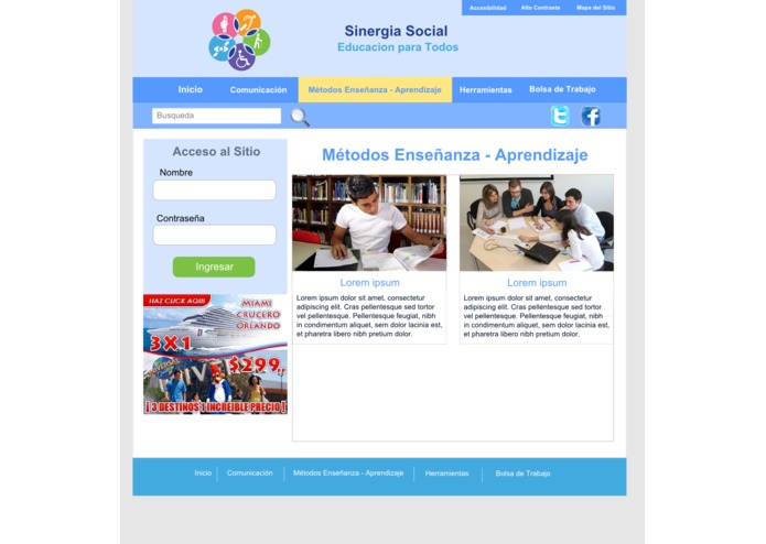 Sinergia Socia,l Educación para todos – screenshot 4