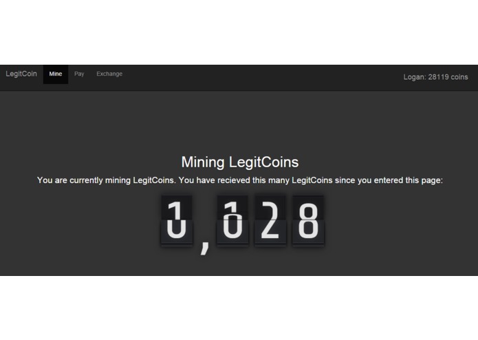 LegitCoin – screenshot 1