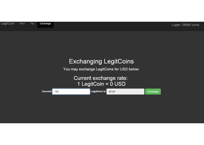 LegitCoin – screenshot 3