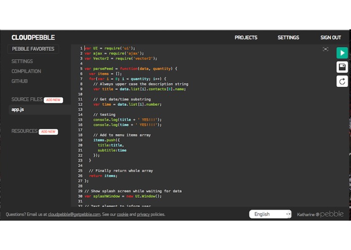 Pebble Favorites – screenshot 1