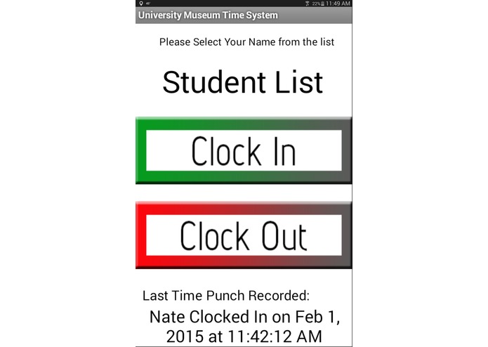 UMTS - University Museum Time System – screenshot 1