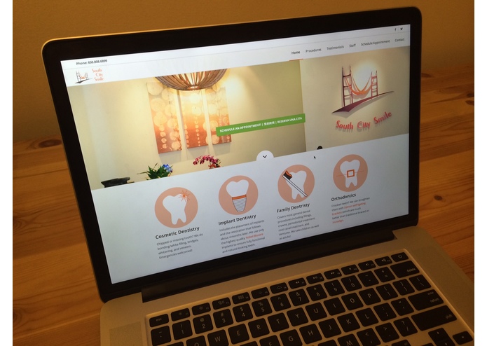 South City Smile Website – screenshot 1