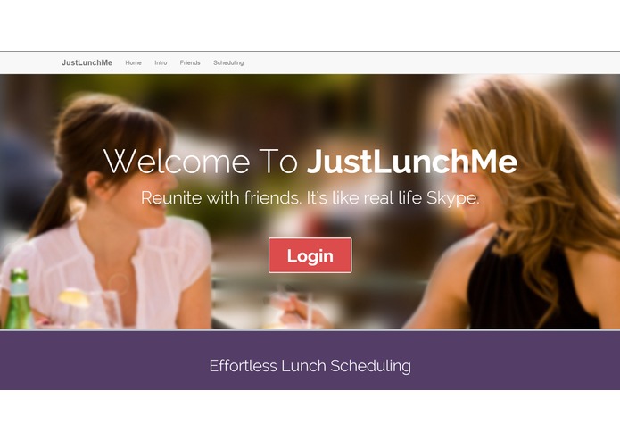 JustLunch.Me – screenshot 1