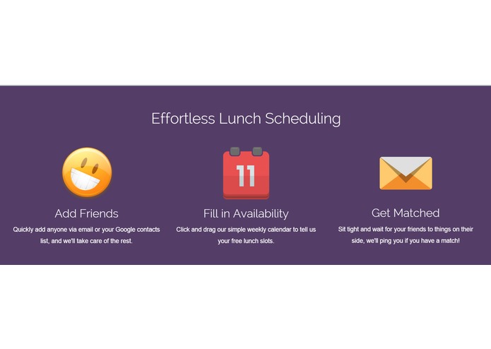 JustLunch.Me – screenshot 2