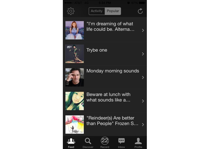 Twentytwo.fm – screenshot 1