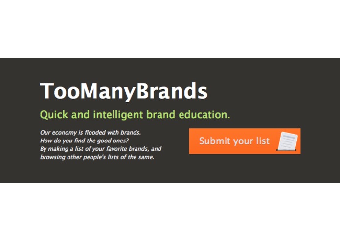 Too Many Brands – screenshot 1