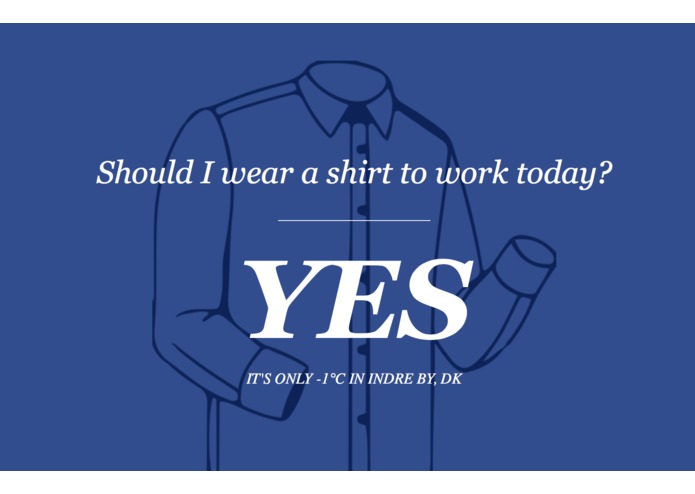 shouldiwearashirttoday – screenshot 1
