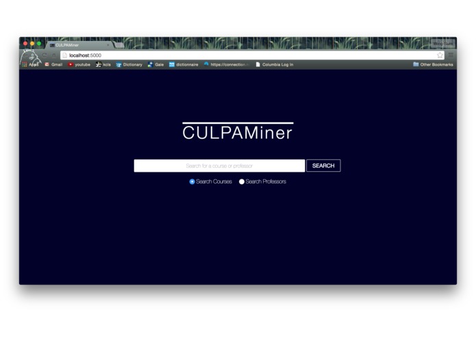 CULPAMiner – screenshot 1